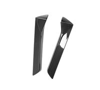 yhyttr 2 molduras exteriores for alerón lateral de ventana trasera, Compatible for SEAT, LEON 5F FR Mk3 MK3.5 2013-2021 Tira decorativa del alerón lateral de la ventana trasera(Carbon)