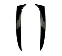 yhyttr 2x Cubierta embellecedora del ala del alerón lateral de la ventana trasera del automóvil, Compatible for KIA, Sportage R 2011-2015 Decoración ABS Negro brillante Tira decorativa del alerón late