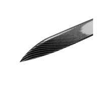 yhyttr Ala embellecedora del alerón lateral de la ventana trasera, Compatible for X6, X6M E71 E72 2008-2014 Deflector de parabrisas de puerta trasera negro brillante con apariencia de fibra de carbono