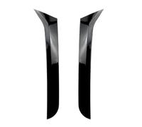 yhyttr Alerón lateral con moldura for ventana trasera, Compatible for Volkswagen, Compatible for Sharan, 2011-2022, tapa de maletero de coche, cubierta de puerta trasera, Canards divisores, color negr