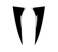 yhyttr Alerón lateral de la ventana trasera del coche, Compatible for Hyundai, IX35 2010-2017 ABS alerón lateral trasero negro brillante Canard Splitter piezas de repuesto for automóviles Tira decorat