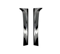 yhyttr Alerón lateral de la ventana trasera del coche, Compatible for Volkswagen, Compatible for VW, Compatible for Tiguan, L Tiguan MK2 2017 Canard Splitter Trim Spoilers Accesorios negros brillantes