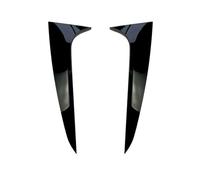 yhyttr Alerón lateral de la ventana trasera del coche, Compatible for X4, G02 2019-2021, piezas de repuesto de automóvil negro brillante, alerón lateral trasero, divisor Canard Tira decorativa del ale