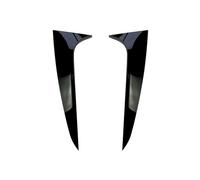yhyttr Alerón lateral de la ventana trasera del coche, Compatible for X4, G02 2019-2022 ABS alerón lateral trasero negro brillante Canard Splitter piezas de repuesto for automóviles Tira decorativa de