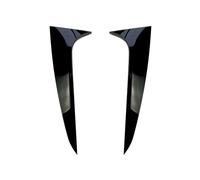 yhyttr Alerón lateral de la ventana trasera del coche, Compatible for X4 G02 2019-2022+ alerón lateral trasero Canard Splitter Auto ABS negro brillante Tira decorativa del alerón lateral de la ventana