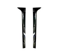 yhyttr Alerón lateral de ventana trasera, Compatible for Skoda, Octavia Estate 2014-2019, piezas de repuesto for automóviles, par de divisores Canard, negro brillante Tira decorativa del alerón latera