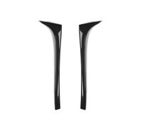 yhyttr Alerón Lateral de Ventana Trasera, Compatible for VW, Compatible for Golf 7 .5 MK7 2014-2018 Rear Window Side Spoiler Decorative Strip(Bright Black)