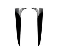 yhyttr Alerón lateral de ventana trasera, Compatible for X3, F25 2011-2017, pegatina de alerón lateral ABS negro brillante, embellecedor de Canards Splitter, piezas exteriores Tira decorativa del aler