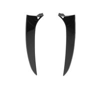 yhyttr Alerón lateral de ventana trasera de 2 uds, Compatible for Sportage, repuesto de divisor Canard negro brillante 2011-2015 Tira decorativa del alerón lateral de la ventana t
