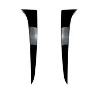 yhyttr Alerón lateral de ventana trasera de coche, Compatible for Skoda, KAMIQ 2019 2020 Wing Canard Splitter Spoiler Wings Body Kit negro brillante Tira decorativa del alerón lateral de la ventana t