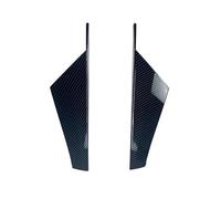 yhyttr Alerón lateral de ventana trasera de coche, Compatible for Volkswagen, Compatible for Golf 8 MK8 GTI GTD TSI TDI 2020-2023, alerón de maletero Canard Canards Splitter Tira decorativa del alerón