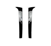 yhyttr Alerón lateral del ala de la ventana trasera del coche de 2 uds, Compatible for Volkswagen, Compatible for Touareg, divisor Canard Canards 2011-2017 Tira decorativa del alerón lateral de la ven