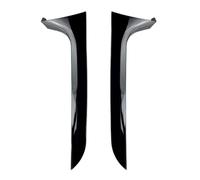 yhyttr Alerón lateral embellecedor de ventana trasera, Compatible for A6, C7 Allroad TDI Quattro Avant 2012-2018, cubierta de puerta trasera negra, labio divisor, maletero Tira decorativa del alerón l