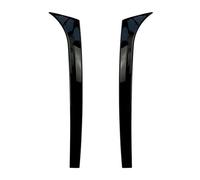 yhyttr Alerón lateral embellecedor de ventana trasera de coche, Compatible for W204, S204 Wagon 2007-2014, tapa de maletero de coche, cubierta divisora de parabrisas, labio de sombra Tira decorativa