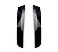 yhyttr Alerón lateral for ventana trasera, Compatible for Nissan, Patrol Y62, alerón lateral for ventana trasera 2010-2021, divisor de conservas de tapa de puerta trasera negro brillante ABS Tira deco