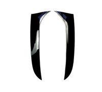 yhyttr Alerón lateral for ventana trasera, Compatible for Volkswagen, Compatible for Passat, B6 Wagon 2005-2010, cubierta de sombra divisora para puerta trasera de maletero, color negro brillante Ti