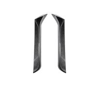 yhyttr Alerón lateral for ventana trasera, Compatible for Volkswagen, Compatible for T-Roc, 2017-2024, con apariencia de fibra de carbono, embellecedor decorativo for parabrisas trasero negro brillant