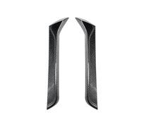yhyttr Alerón lateral for ventana trasera, Compatible for Volkswagen, Compatible for T-Roc, 2017-2024, con apariencia de fibra de carbono, embellecedor decorativo for parabrisas trasero negro brillant