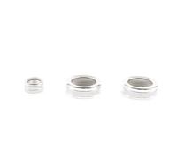 yhyttr Anillo de ajuste del espejo retrovisor for perilla de aire acondicionado, cubierta Compatible for Toyota Hilux 2015-2021 Tapa del anillo de la perilla del aire acondicionado del vehículo(Silver