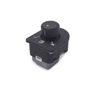 yhyttr Botón de ajuste de la vista trasera, Compatible for Beetle Passat B5 Bora Golf 4 MK4 Interruptor de perilla de ajuste del espejo del vehículo