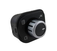 yhyttr Botón de ajuste del espejo retrovisor, Compatible for Golf 5, 6, Jetta MK5 y MK6 (B6) Interruptor de perilla de ajuste del espejo del ve