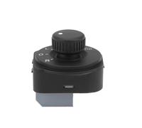 yhyttr Botón de ajuste del espejo retrovisor, Compatible for Skoda, Fabia, Rapid y Roomster. Interruptor de perilla de ajuste del espejo del vehículo