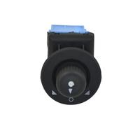 yhyttr Botón de control del espejo retrovisor, Compatible for Peugeot, Partner 1007 Interruptor de perilla de ajuste del espejo del ve(Bule connector)