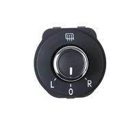yhyttr Botón de control del espejo retrovisor, Compatible for VW, Compatible for Polo Interruptor de perilla de ajuste del espejo del vehículo