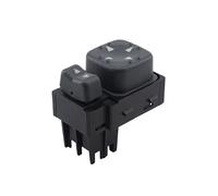 yhyttr Botón de control del interruptor de ajuste del espejo retrovisor, Compatible for Chevrolet, Blazer S10, GMC, y Jimmy Sonoma. Interruptor de perilla de ajuste del espejo del vehículo