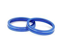 yhyttr Botón giratorio del aire acondicionado del coche Compatible for Mercedes-Benz Clase C W204 2008-2014 Tapa del anillo de la perilla del aire acondicionado del vehículo(Blue)