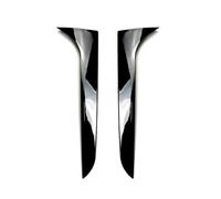 yhyttr Cubierta de ala lateral del alerón de la ventana trasera del coche, Compatible for A4, B8 Allroad Avant 2009-2016 Kit de carrocería de divisores Tira decorativa del alerón lateral de la ventana