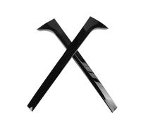 yhyttr Cubierta de la tira del ala lateral del alerón de la ventana trasera, Compatible for Skoda, Octavia Estate 2014-2019, accesorio trasero, embellecedor trasero negro brillante Tira decorativa del