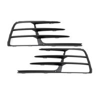 yhyttr Cubierta de rejilla luz antiniebla del parachoques delantero, Compatible for Volkswagen/VW/Scirocco 2015-2017 rejilla de luz antiniebla de la fascia delantera(Left and Right)