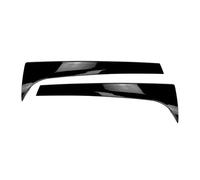 yhyttr Cubierta decorativa del ajuste del alerón de la ventana trasera del coche, Compatible for Skoda, Karoq 2017-2019 ABS negro brillante Tira decorativa del alerón lateral de la ventana t