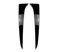 yhyttr Cubierta embellecedora del ala lateral del alerón de la ventana trasera, Compatible for Skoda, Kamiq, decoración de plástico ABS, accesorios de estilo de coche, izquierda + derecha Tira decorat