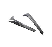 yhyttr Cubierta embellecedora del alerón de la ventana trasera, Compatible for Skoda, Kodiaq 2016-2020, accesorios de estilo de coche ABS, ala lateral Tira decorativa del alerón lateral de la ventana