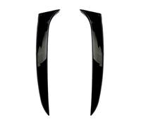 yhyttr Cubierta embellecedora del alerón de la ventana trasera del coche, Compatible for KIA, Sportage R 2011-2015, ala lateral ABS negra brillante Tira decorativa del alerón lateral de la ventana t