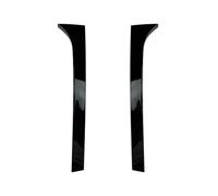 yhyttr Cubierta embellecedora del alerón de la ventana trasera del coche, Compatible for Skoda, Superb 2008-2015, ala lateral ABS negra brillante Tira decorativa del alerón lateral de la ventana trase