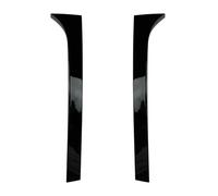 yhyttr Cubierta embellecedora del alerón de la ventana trasera del coche, Compatible for Skoda, Superb 2008-2015, ala lateral ABS negra brillante Tira decorativa del alerón lateral de la ventana trase