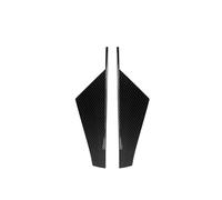 yhyttr Decoración de la cubierta del ajuste del alerón de la ventana trasera del coche, Compatible for VW, Compatible for Golf, 8 MK8 2020-2021, ala lateral negra brillante Tira decorativa del alerón