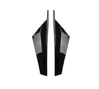 yhyttr Decoración de la cubierta del ajuste del alerón de la ventana trasera del coche, Compatible for VW, Compatible for Golf, 8 MK8 2020-2021, ala lateral negra brillante Tira decorativa del alerón