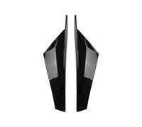 yhyttr Decoración de la cubierta del ajuste del alerón de la ventana trasera del coche, Compatible for VW, Compatible for Golf, 8 MK8 2020-2021, ala lateral negra brillante Tira decorativa del alerón