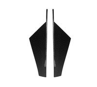yhyttr Decoración de la cubierta del ajuste del alerón de la ventana trasera del coche, Compatible for VW, Compatible for Golf, 8 MK8 2020-2021, ala lateral negra brillante Tira decorativa del alerón
