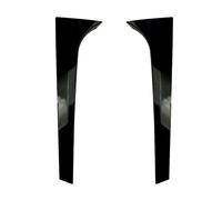 yhyttr Decoración de la cubierta embellecedora del alerón de la ventana trasera del coche, Compatible for Skoda, Kodiaq 2016-2020, ala lateral negra brillante Tira decorativa del alerón lateral de la