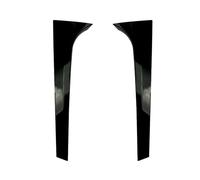 yhyttr Decoración de la cubierta embellecedora del alerón de la ventana trasera del coche, Compatible for Skoda, Kodiaq 2016-2020, ala lateral negra brillante Tira decorativa del alerón lateral de la