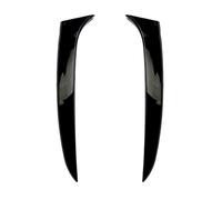 yhyttr Decoración de la cubierta embellecedora del alerón de la ventana trasera del coche, Compatible for KIA, Sportage R 2011-2015, ala lateral ABS negra brillante Tira decorativa del alerón lateral