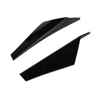 yhyttr Divisor de alerón lateral for ventana trasera de coche, Compatible for VW, Compatible for Golf 8 2020 Tira decorativa del alerón lateral de la ventana trasera(Glossy Black)
