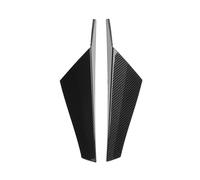 yhyttr Divisor de alerón lateral for ventana trasera de coche, Compatible for VW, Compatible for Golf 8 2020 Tira decorativa del alerón lateral de la ventana trasera(Carbon Fiber Look)
