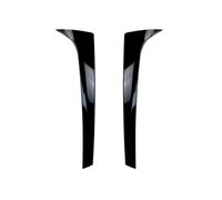 yhyttr Divisores de cubierta de ala lateral de alerón de ventana trasera, Compatible for Skoda, Karoq 2017-2020, kit de carrocería ABS negro brillante Tira decorativa del alerón lateral de la ventana