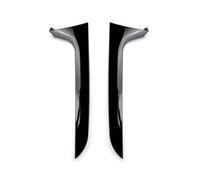 yhyttr Divisores de cubierta de alerón de ventana trasera, Compatible for A6, C7 Travel Edition Allroad 2012-2018, kit de carrocería ABS Tira decorativa del alerón lateral de la ventana t(Glossy black